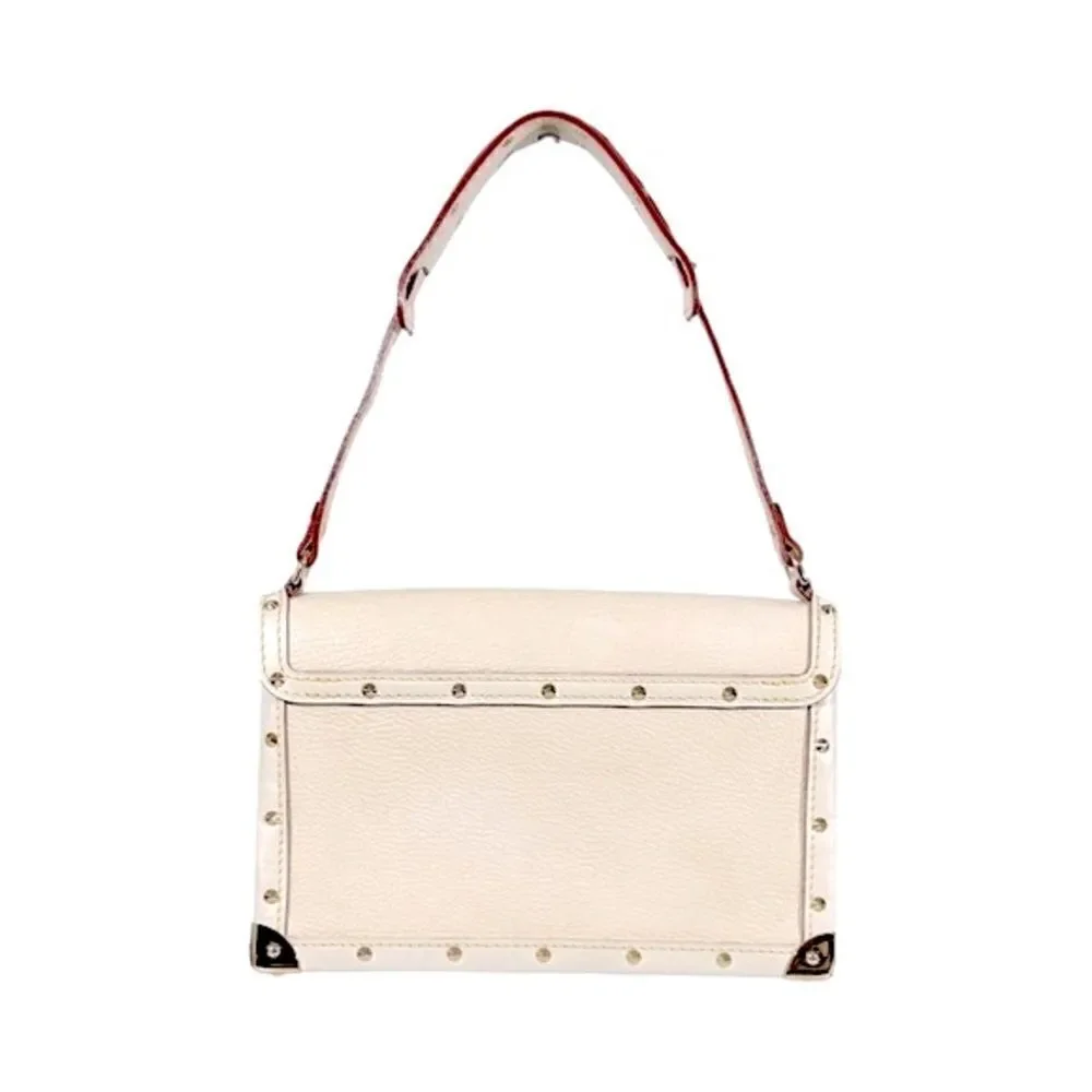 Louis Vuitton Suhali L'Aimable Leather Shoulder Handbag White (Ivory)